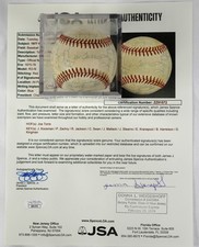 1977 New York Mets Autograph ONL Baseball J. Koosman, Torre + 29 w/ COA & LOA