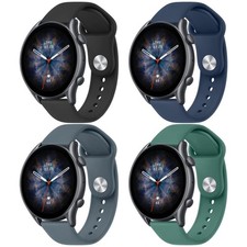 Silicone Band for Amazfit GTR 3 Pro/ GTR 3/ GTR 2e/ GTR 2/ Amazfit GTR 47mm s...