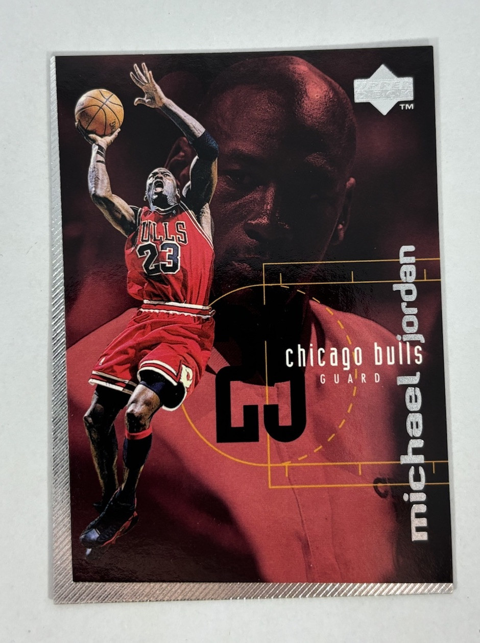 Michael Jordan 1998-99 Upper Deck Basketball Checklist Chicago Bulls #174