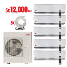 60000 BTU YMGI 5 Zone Ductless Mini Split Air...