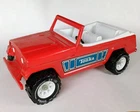 Vintage Tonka Jeepster Runabout Red Pressed Steel Toy XR-101 USA