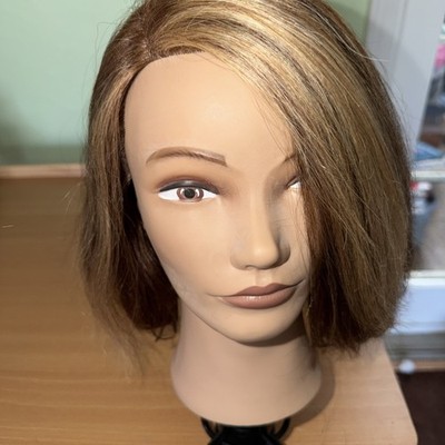 Pivot Point Erika Mannequin Head 100% Human Hair, MMSSCDLL With Stand