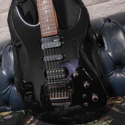 Fernandes FR-85S Sustainer FGI Tonabnehmer E-Gitarre schwarz 6 Saiten gebraucht