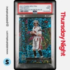 2021 PANINI SPECTRA #S-5 TOM BRADY SPECTRACULAR NEON BLUE /60 PSA 9