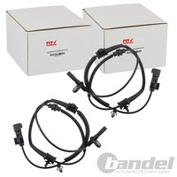 2X Nty ABS-SENSOR Raddrehzahl Vorne Beidseitig Passend FüR Opel Astra Cascada