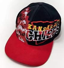 Vtg Kansas City Chiefs Game Day NFL Hat Drew Pearson Snapback Rare Embroidered