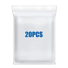 1/20 Pc 10"X13" Thick Clear Zip Seal Lock Storage Bags 2 Gallon Heavy-Duty 4 Mil