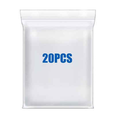 1/20 Pc 10''X13'' Thick Clear Zip Seal Lock Storage Bags 2 Gallon Heavy-Duty 4 Mil