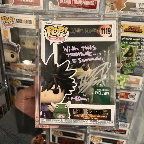 Funko Pop! Vinyl: Jujutsu Kaisen - Megumi Fushiguro  Exclusive Signed And Quoted