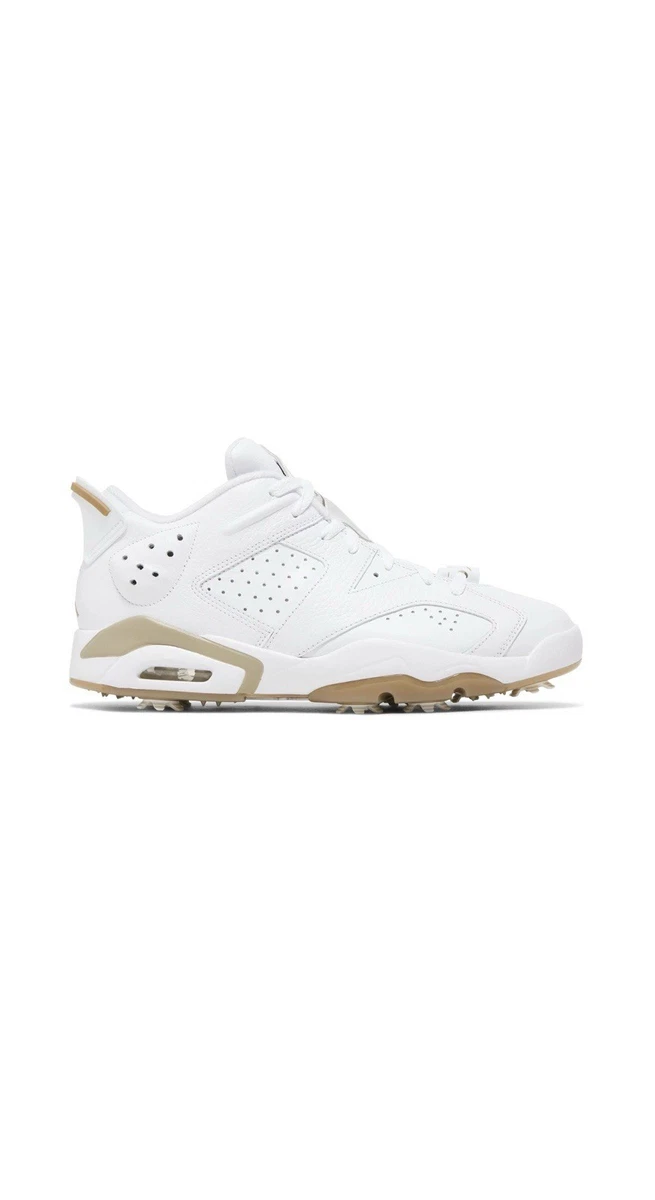 希少サイズ❣️Nike Air Jordan6 Retro Low Golf Jordan 6 Retro Golf Low White Khaki for Sale | Authenticity