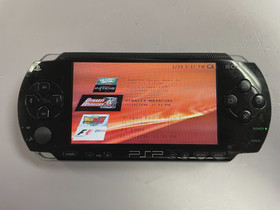 SONY PLAYSTATION PORTABLE PSP-1001 MOD-DED PORTABLE SYSTEM W/ GAMES