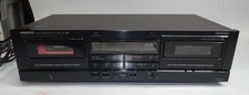 Onkyo TA-W100 Dual Stereo Cassette Deck Onkyo R1 - No Remote