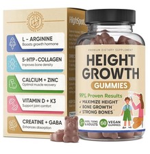 HighSpot Height Growth Bone Growth Strength Vitamin Calcium Magnesium 60Gummies