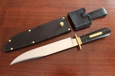 Custom Handmade D2 Tool Steel Hunting Bowie Knife Camping Knife With Sheath