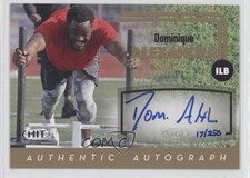 2016 SAGE Hit Auto Gold 17/250 Dominique Alexander #A9 Auto 2b2