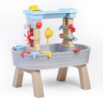 Step2 Rain Showers Flow Kids Water Table Outdoor Toddler Activity Table