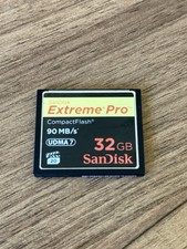 32GB Sandisk Extreme PRO 90MB/s UDMA7 CF Compactflash Memory Card