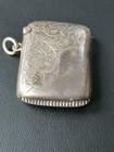Antique 1908 Sterling Silver 925 British Birmingham Match Safe Vesta Case JG