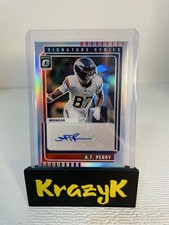 2025 Panini Donruss Optic A.T. Perry Signature Series Auto Denver Broncos SSH-AT