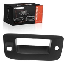 Tailgate Handle Bezel with Camera Hole  Keyhole Compatible with Chevy