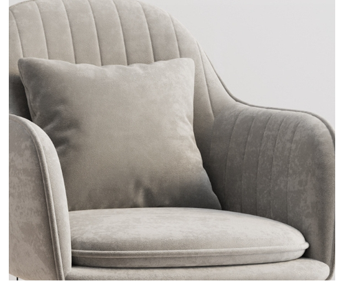 1/2/4 Dining Chair Velvet Padded Seat Armchair w/ Backrest Kitchen Lounge Cafe - Picture 7 of 28