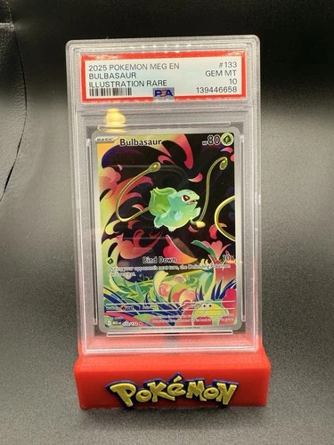 PSA 10 Bulbasaur 133/132 Me01: Mega Evolution Holo