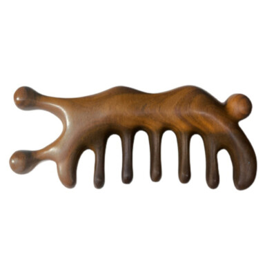 Hairhead scalp massager Stylish Comb Wood Wide Tooth Scalp Massage