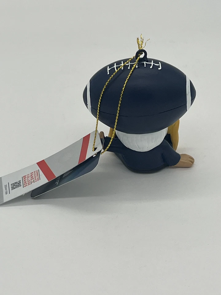 West Virginia Mountaineers Gnome Football Hat Ornament NCAA Team Sports America - Image 2 of 2