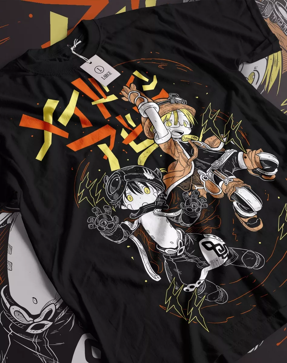 Made in abyss Faputa Unisex anime manga Tshirt | Spiral Notebook
