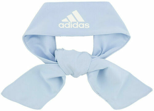 NEW Adidas Women’s Alphaskin Tie Headband OSFA Light Blue FREE SHIPPING - Picture 1 of 5