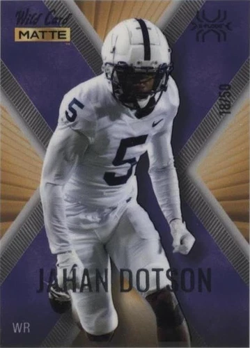 2022 Wild Card MATTE Jahan Dotson #MXP-22