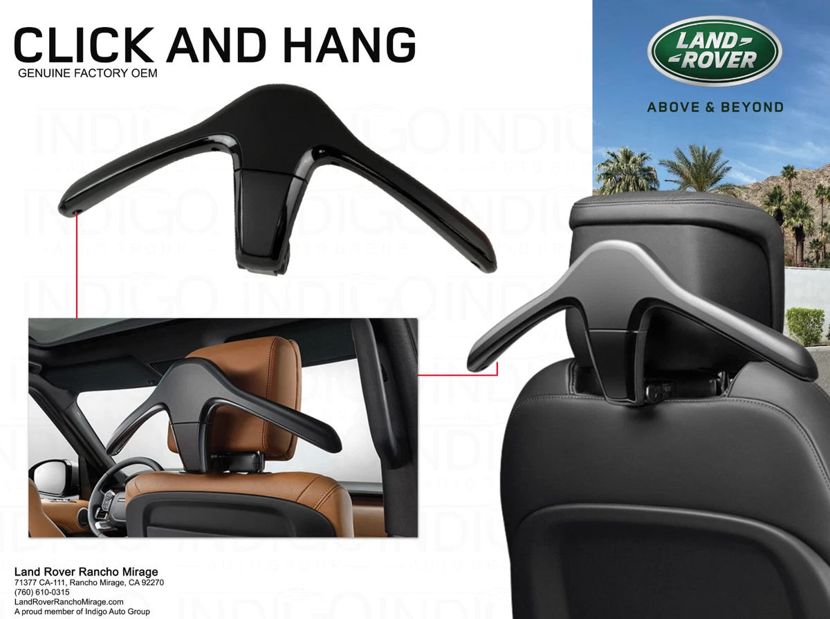 GENUINE FACTORY OEM LAND ROVER CLICK AND GO COAT HANGER ATTACHMENT