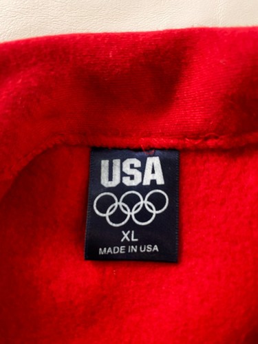Team USA 2015 Herren Jacke Größe XL Rot Full Zip mit Taschen Langarm - Bild 6 von 7