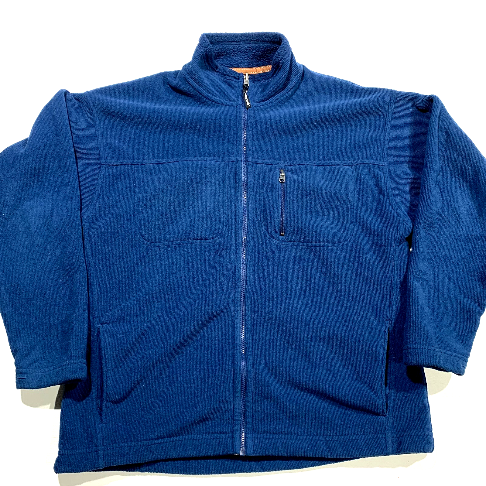 VTG Men's Patagonia Synchilla XXL Fleece Sherpa-Lined Blue Corded Jacket