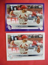 2022 Topps Series 1- Nolan ARENADO Meijer Purple & Base Cardinals
