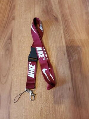 nike lanyard maroon