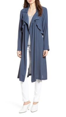 navy duster jacket