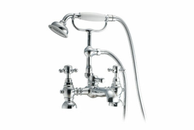 British Baths Bramham traditionelles Chrombad Duschmixer Wasserhahn - halber Preis!!