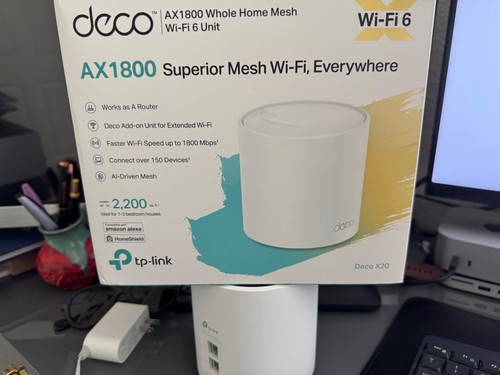 TP-LINK AX1800 Wi-Fi 6 Mesh System Deco X20 bundle w/ Power Adapter - Bild 4 von 7
