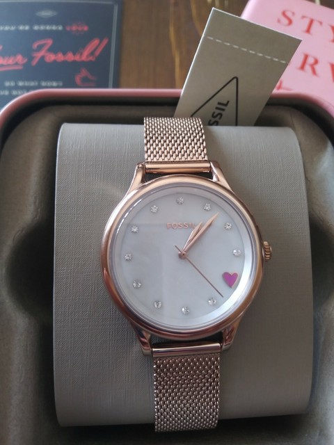 Fossil Pastel Pink Watch Flash Sales 