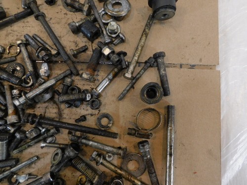 1988 Harley Davidson Sportster 883 1200 Hardware Nut Bolt Brackets Parts Box Lot - Picture 5 of 10