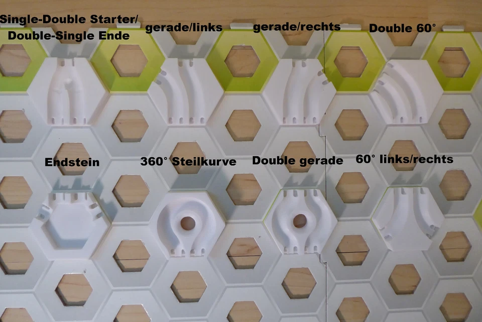 Gravitrax kompatible Double-Track Steine, Erweiterung; 3D-Druck