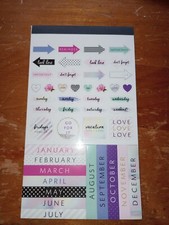 Daily Planner Sticker Book