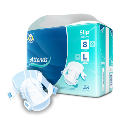 Attends Slip Active 8 Large, bei starker Harn- und/oder Stuhlinkontinenz