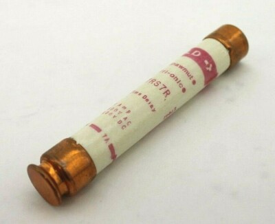 Used Gould Shawmut TRS7R Tri-onic Copper End Fuse (Lot of 2)