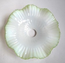 Ancien Verre de Lampe Opaline - France