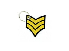 Keychain keyring embroidered patch epaulet chevrons insigna wings rank army
