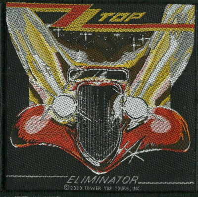   ZZ Top - Eliminator gewebter Aufnäher - woven Patch NEU & OFFICIAL!