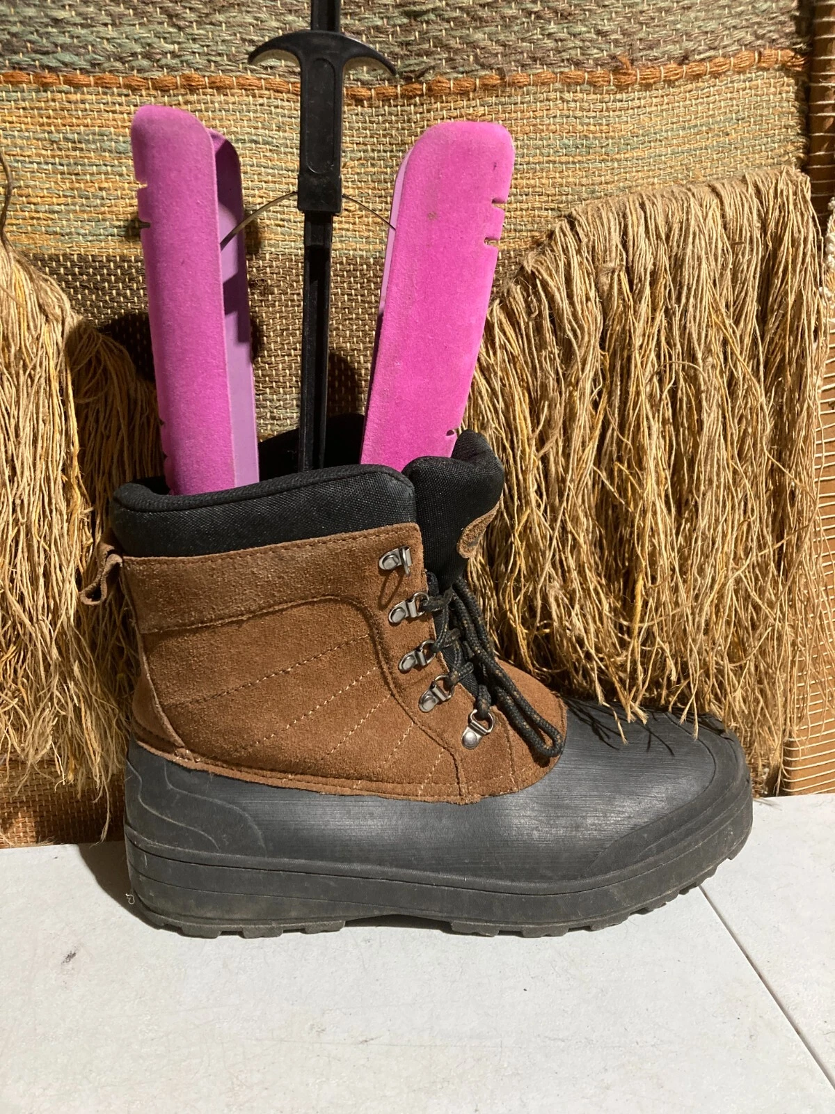 Ozark Trail Mens Brown And Black Snow Boot Size 11 Style No. 28020038