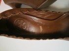 TORY BURCH ROMY ALMOND BLACK LEATHER MID HEEL NIB SZ 7 — photo 6